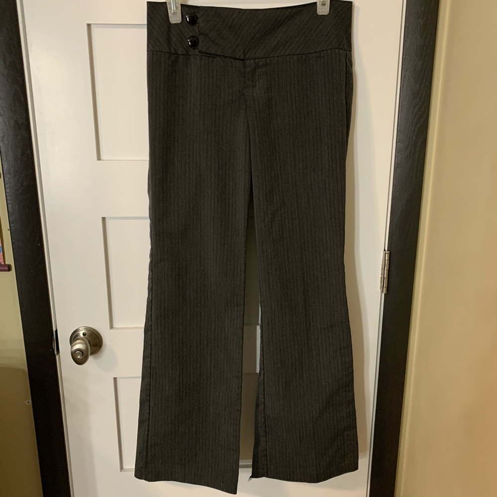 Pinstripe dress pants